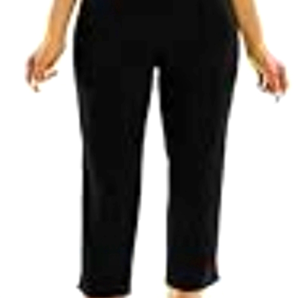 Zac & Rachel Pants - Elegant Black Women's Half Calf Capri